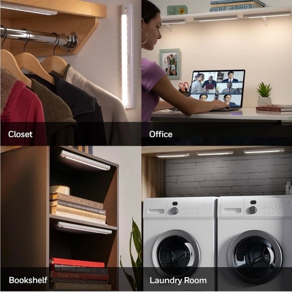 Motion Activated, Wireless, 12" LED Light Bars for Ambient Lighting by Honeywell - Picture 3 of 3